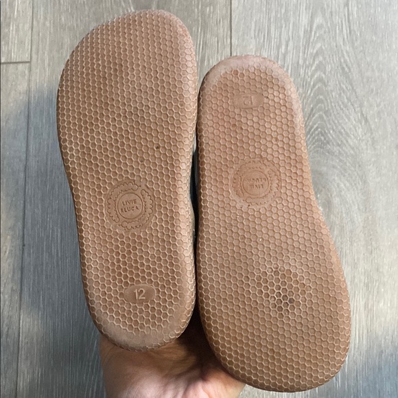 Livie & Luca Button Neve Tall Boot Sz 12 Girls Gray Leather Bootie Knee Zip Kids - Picture 3 of 5